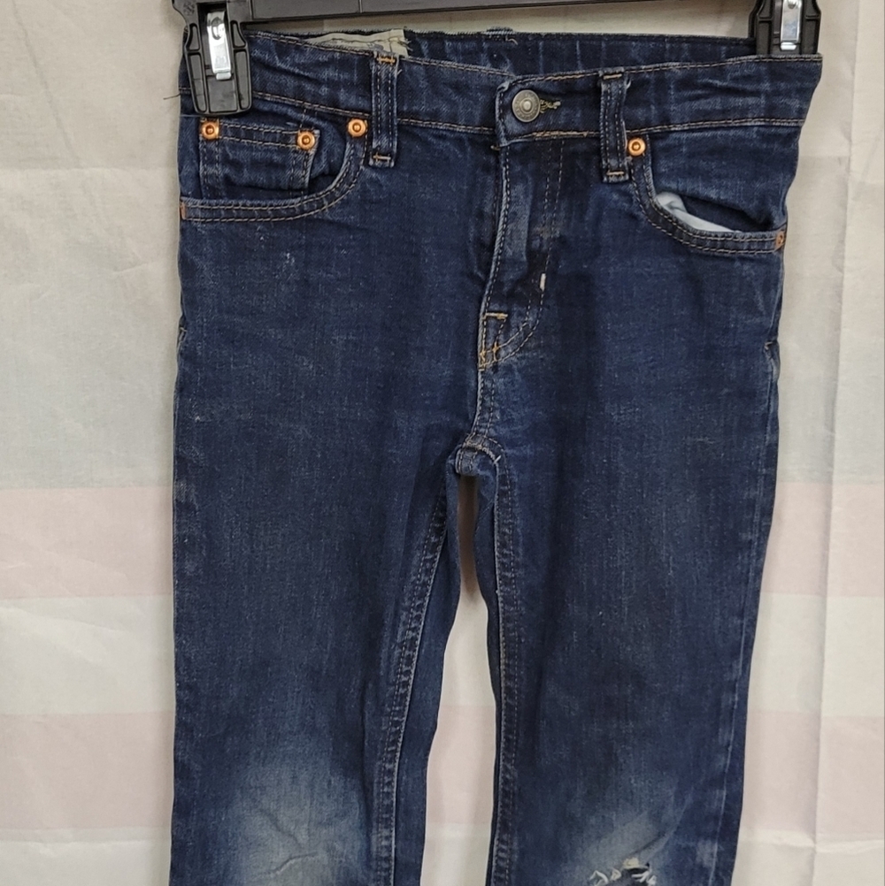 Polo Ralph Lauren Adjustable Waist Size 6 Blue Denim Jeans